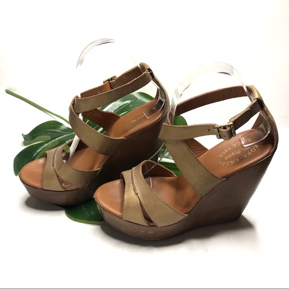 Kork-Ease Shoes - Kork-Ease Gracen Brown Strappy Wedge Sandal